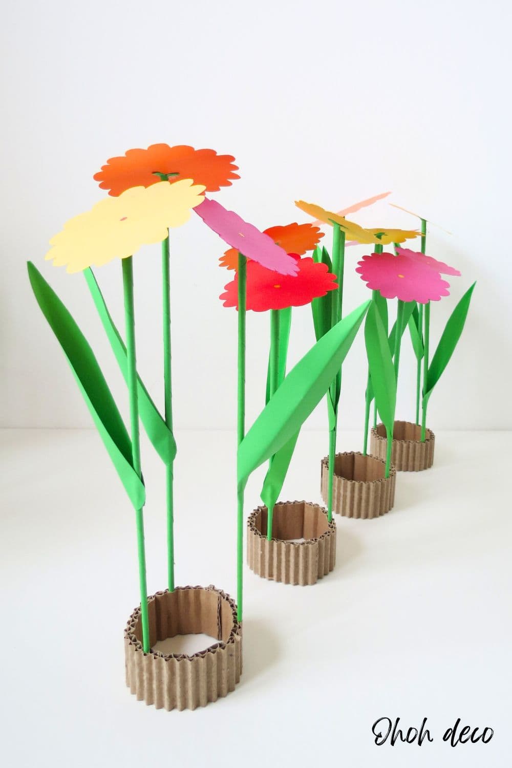 easy to make diy paper flower centerpiece