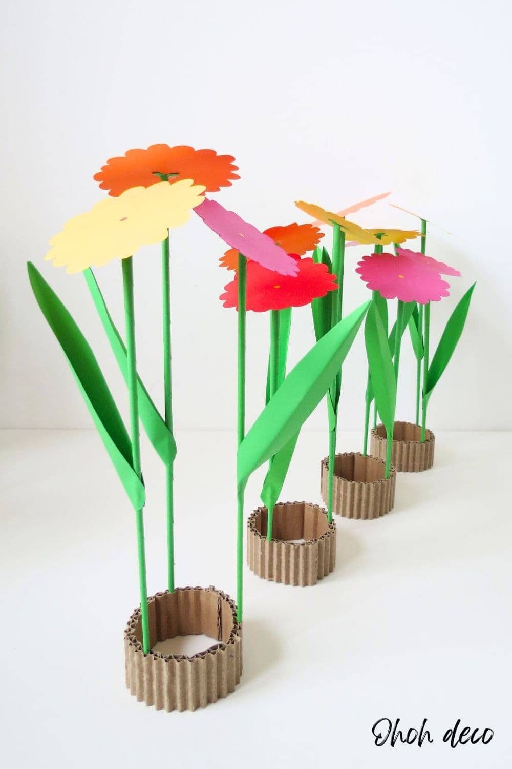 easy to make diy paper flower centerpiece