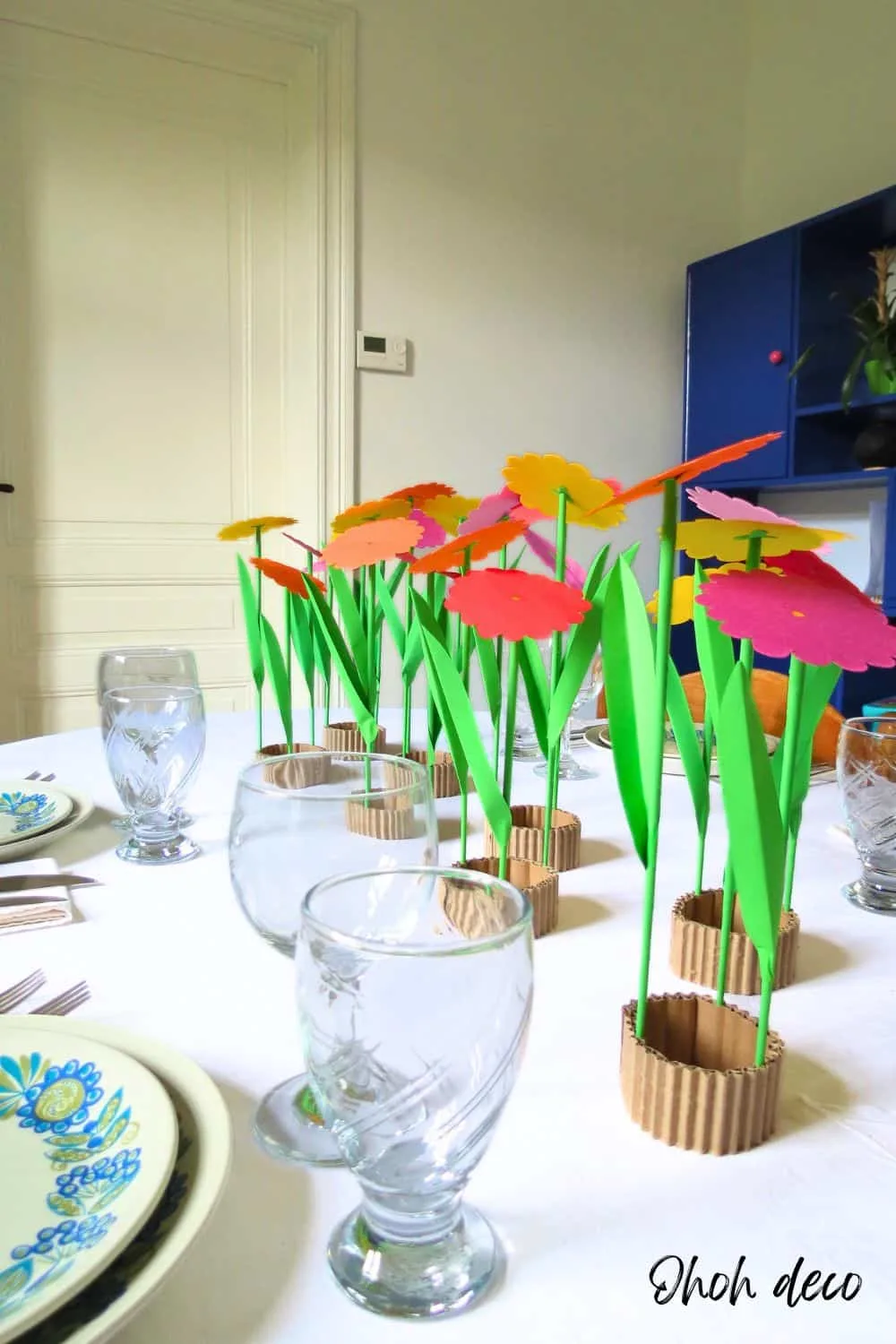 Paper flower centerpieces easy diy