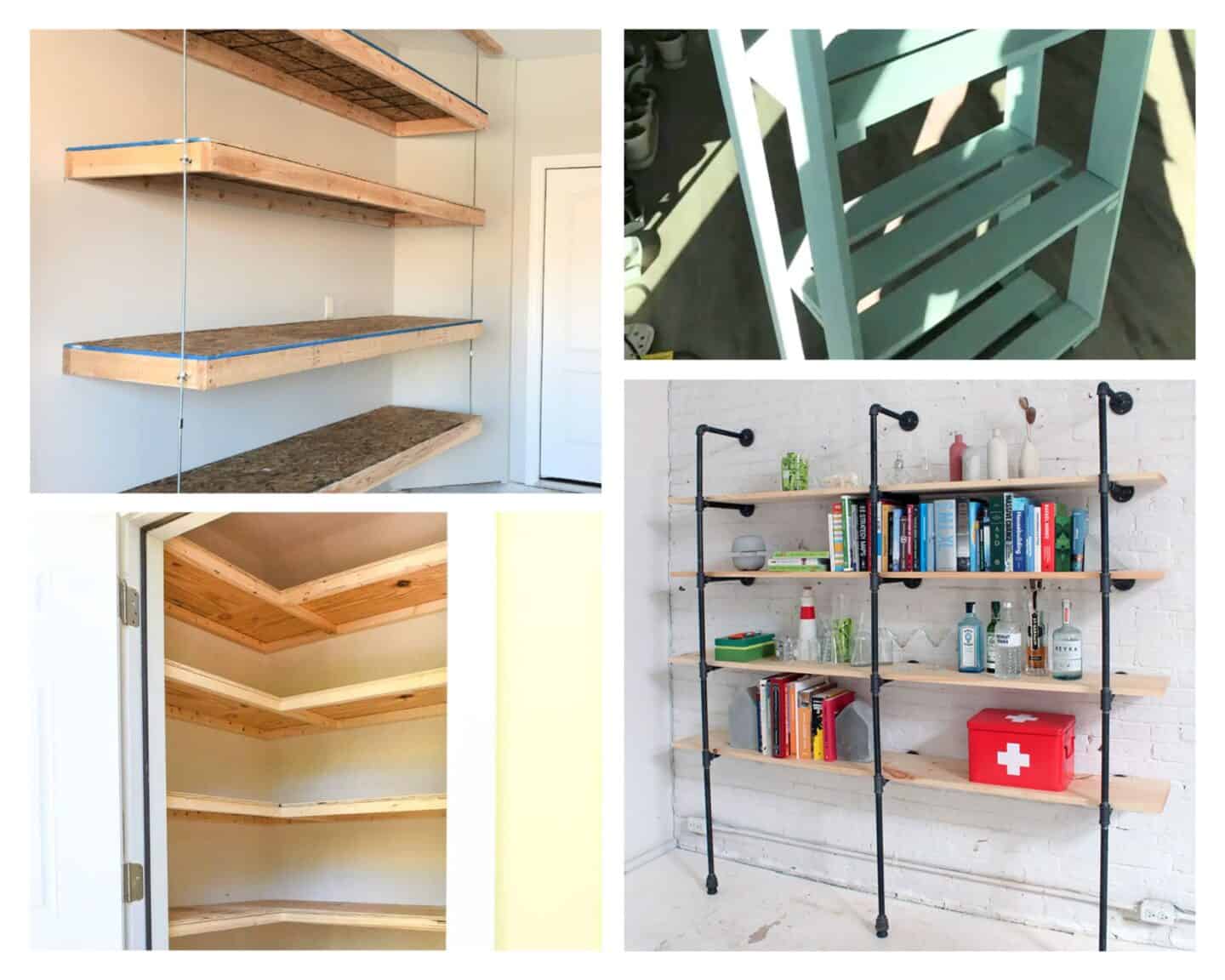 diy storage shelves