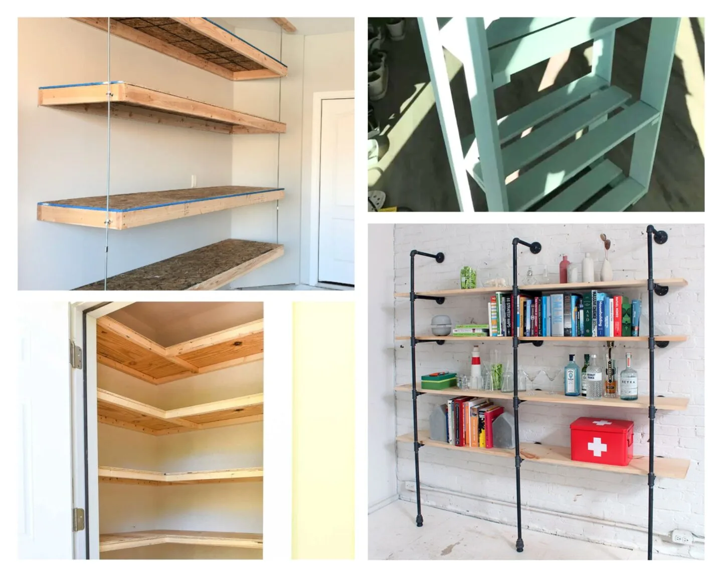 diy storage shelves