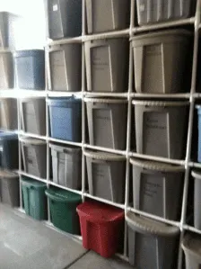 PVC storage organizer DIY