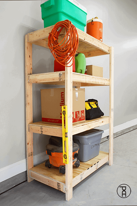 diy cheap diy garage shelves