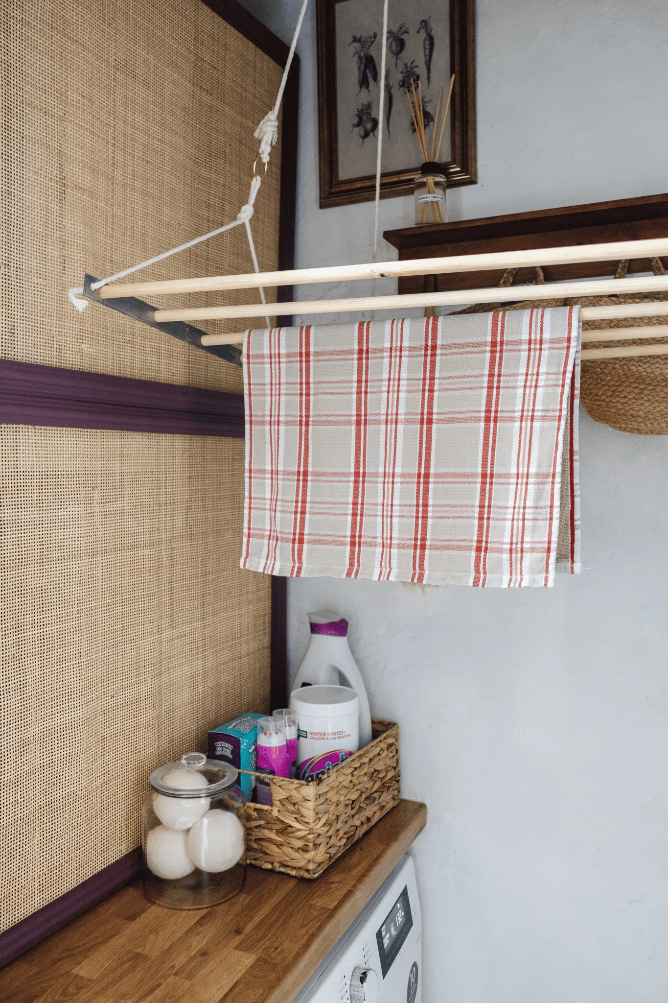diy pulling down clothes drying rack