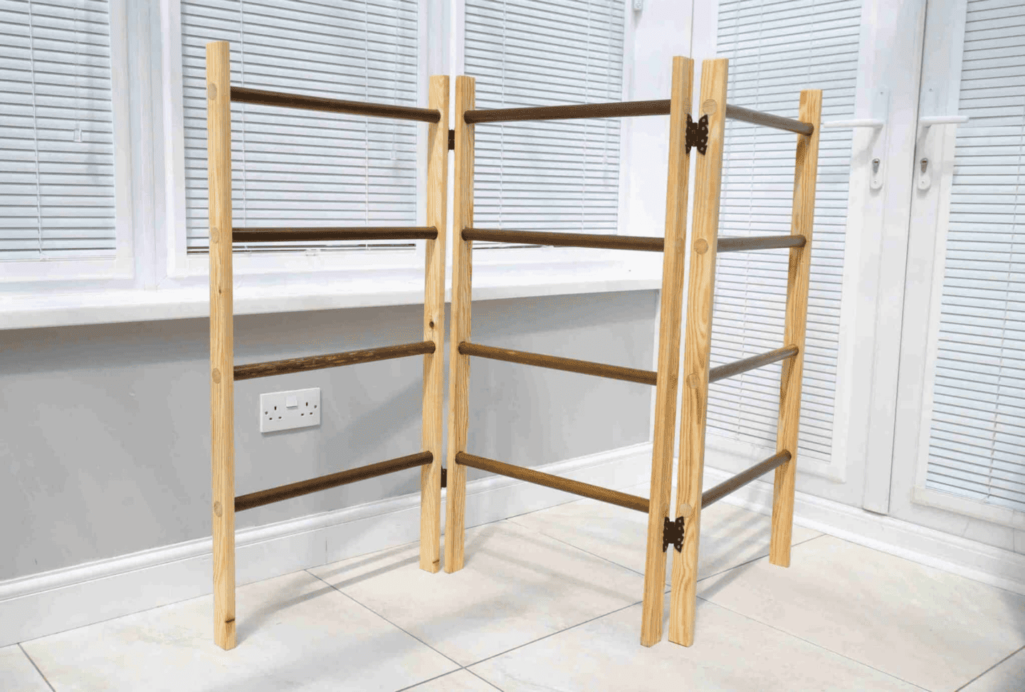 diy folding clothes drying rack