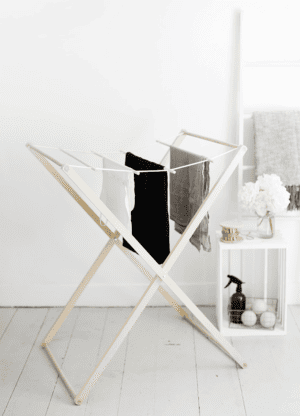 diy clothes drying rack wood