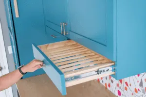 pull out drawer drying rack