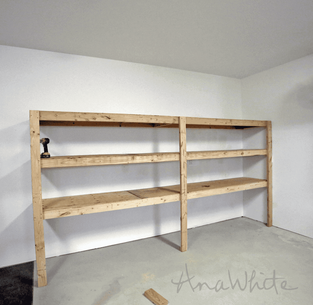 build wall mounted shelves