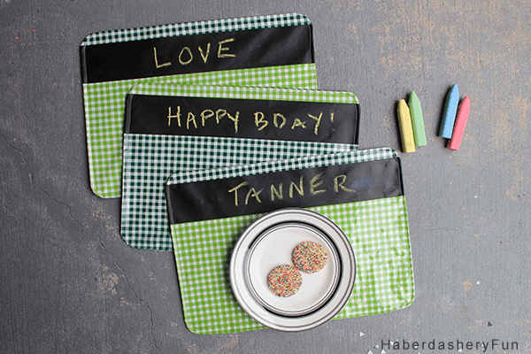 diy message placemat