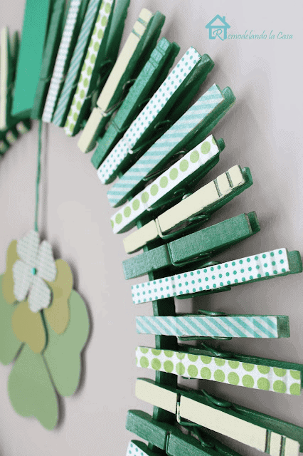 diy clothespins wreath