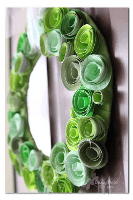 diy paper flowers wreath