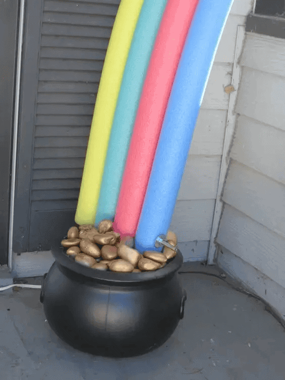 easy diy front porch rainbow