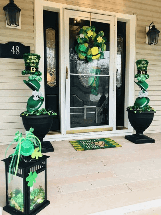 diy st patrick's front door decorations