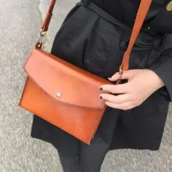 diy leather purse