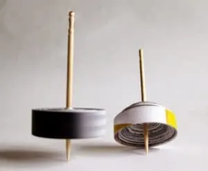 toupie en papier diy
