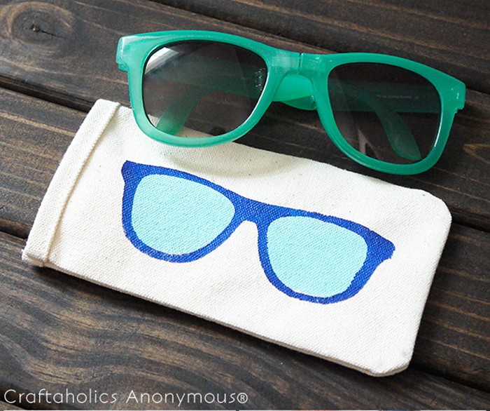 easy to make eyeglasses case