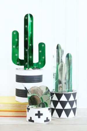 diy tin can planter