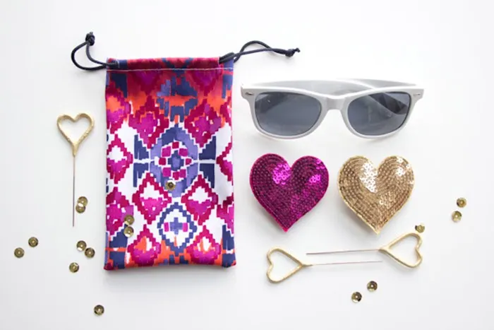 diy sunglasses pouch