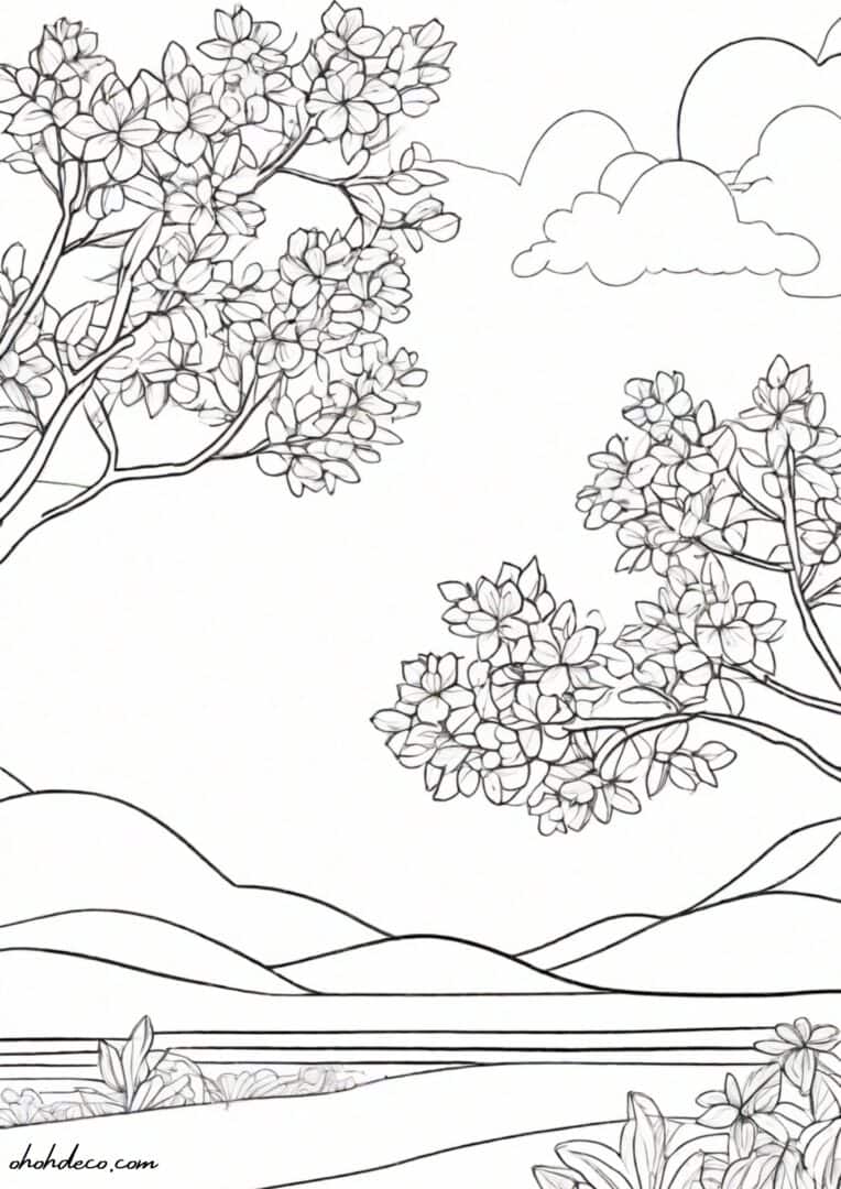 Explore the Beauty of Spring with These 32 Free Coloring Pages