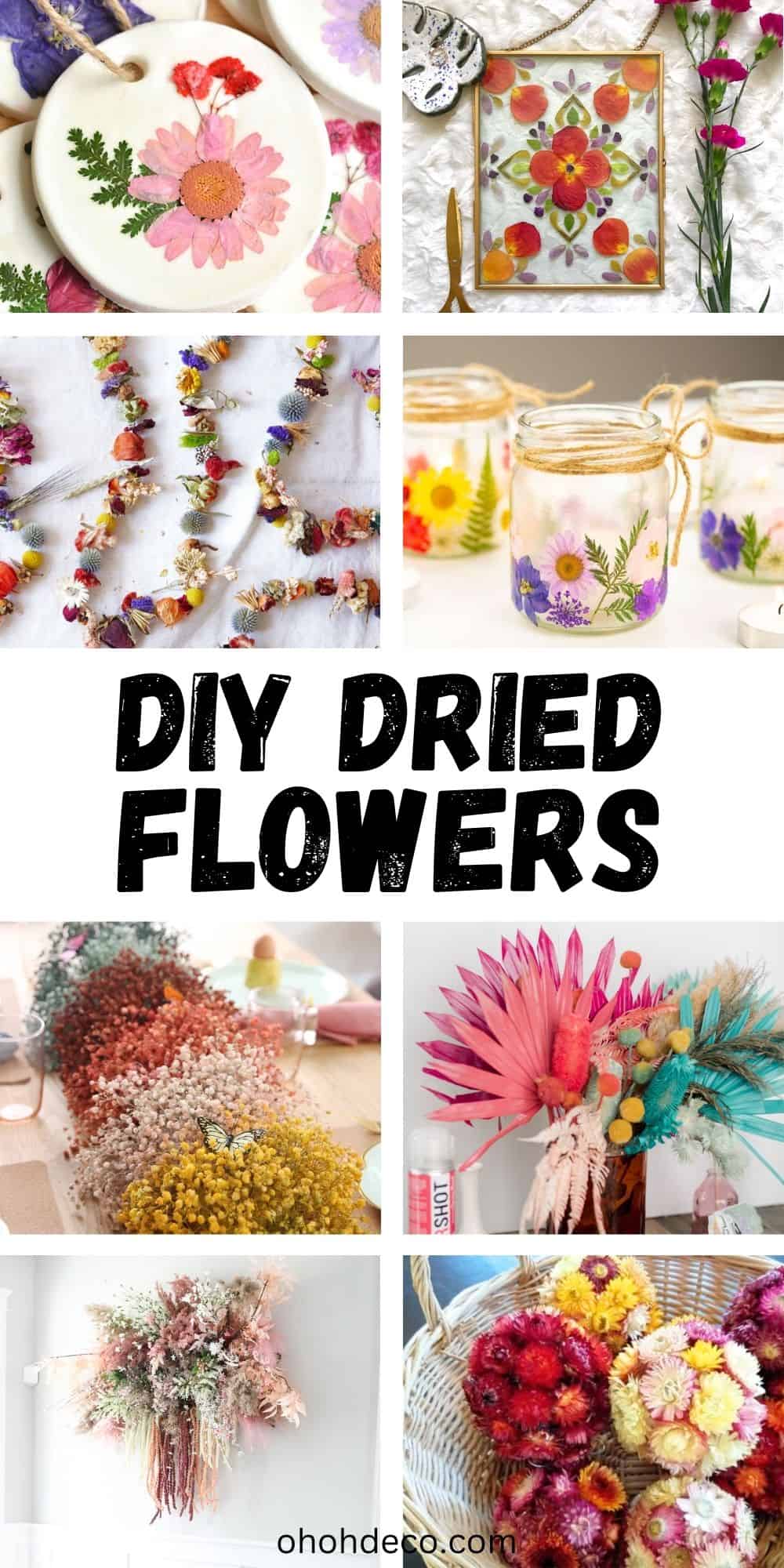 dried flowers ideas crafts