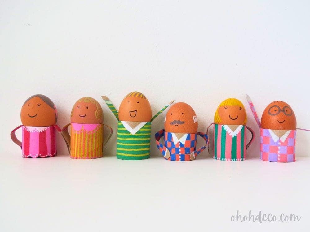 egg people decoration