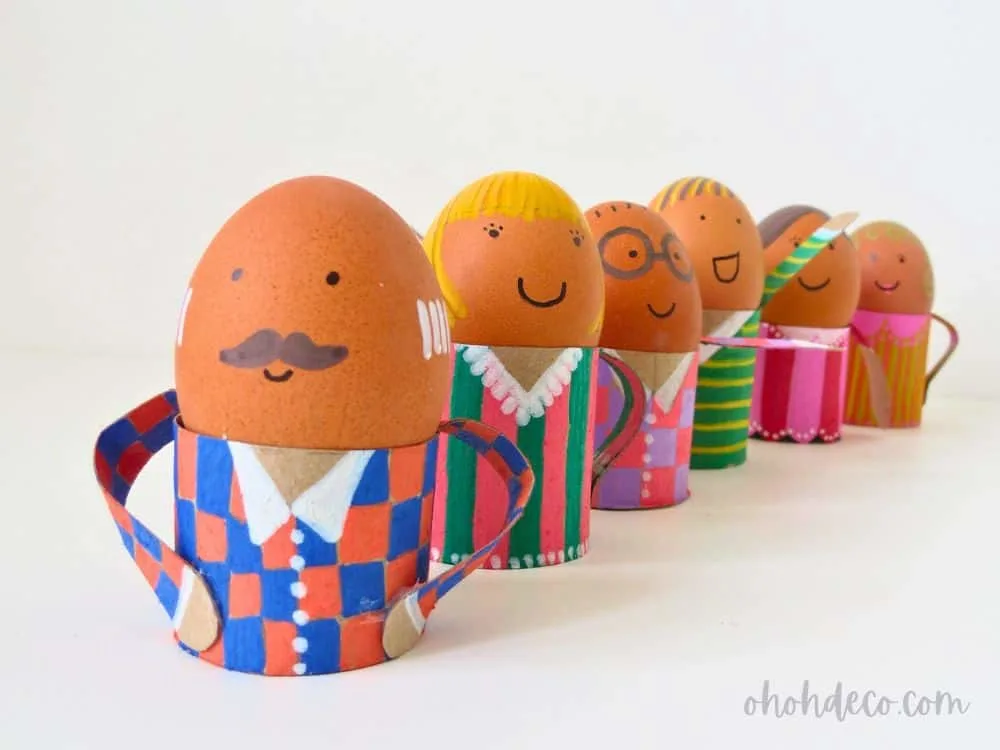 egg people decoration