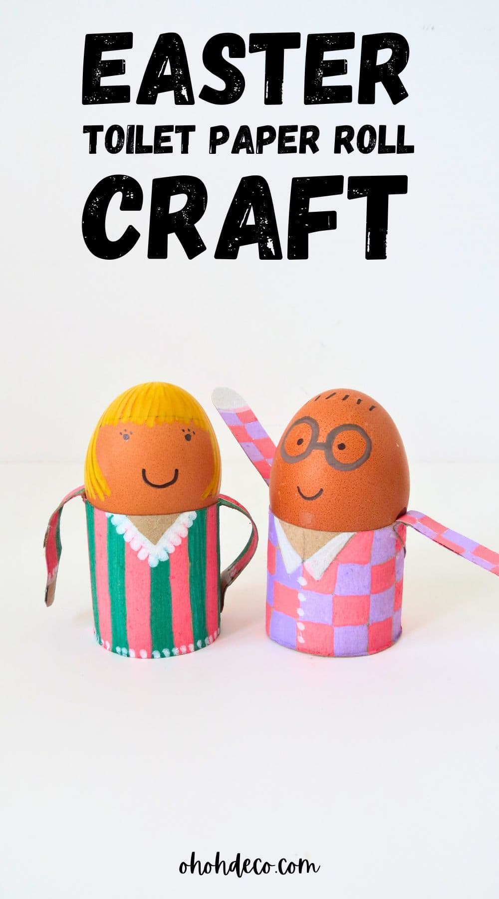 easter craft with toilet paper roll