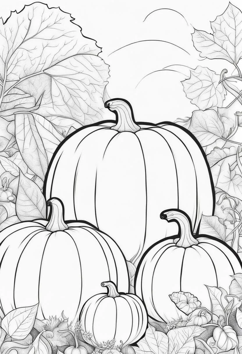 pumpkin drawing