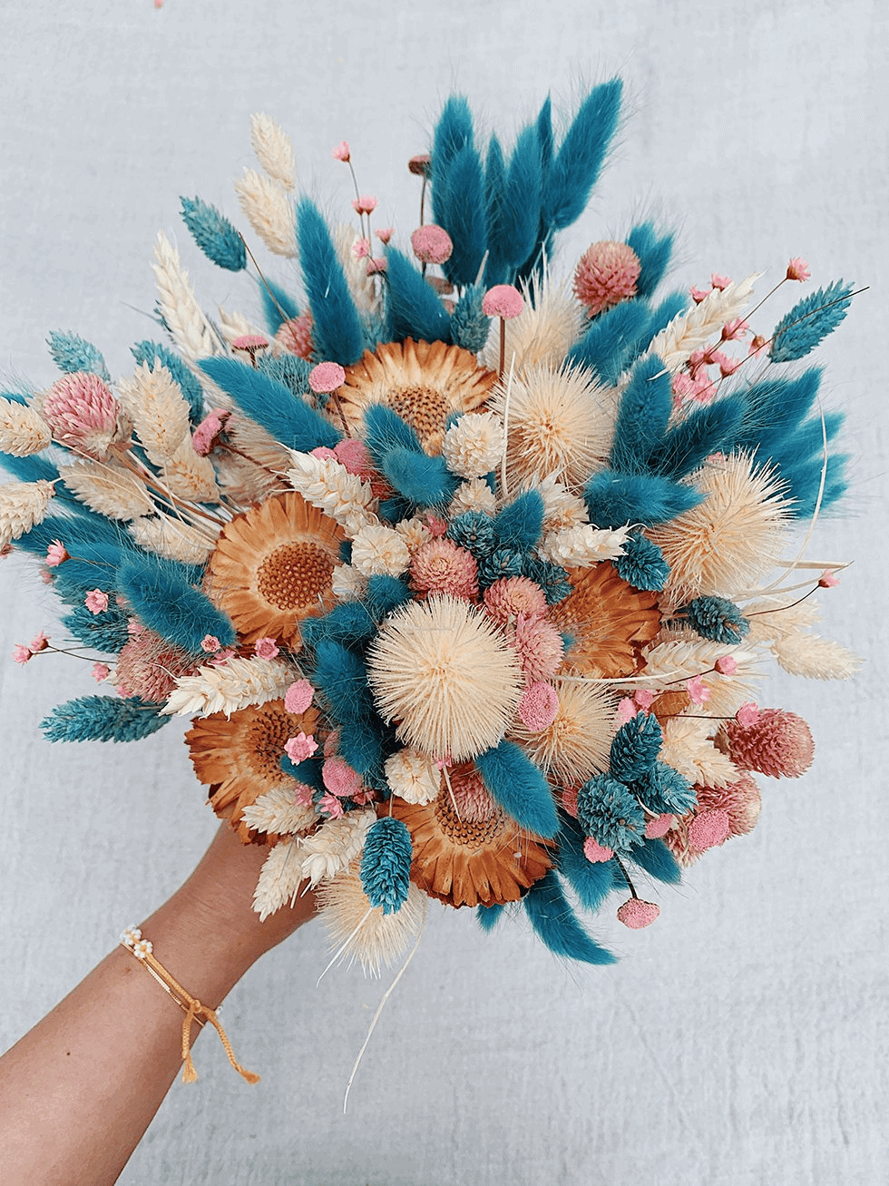 diy dried flower bouquet