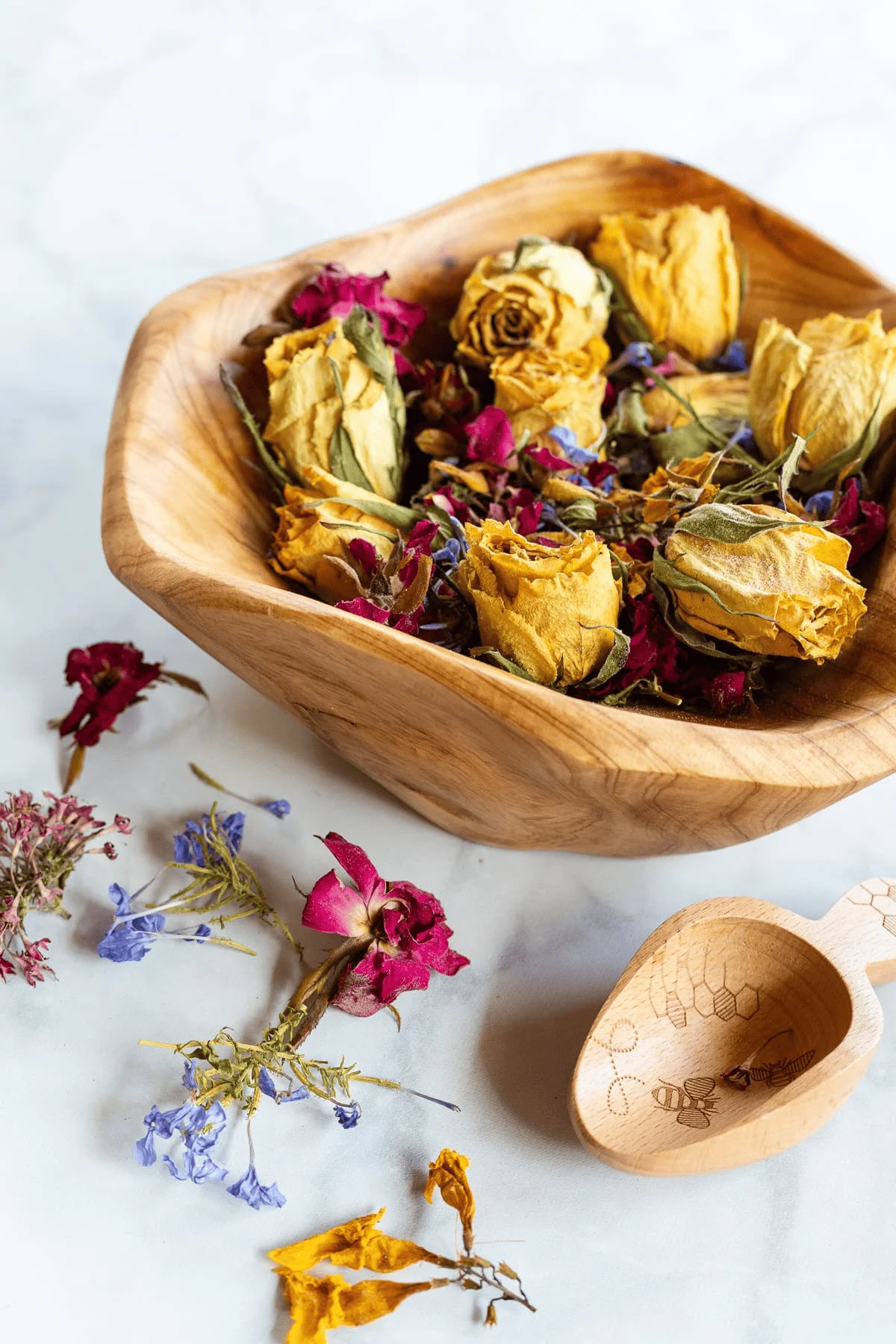 dried flower potpourri diy