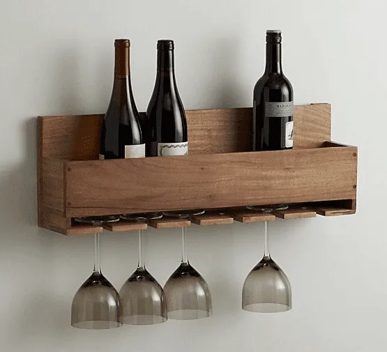 bottle and wine wall storage