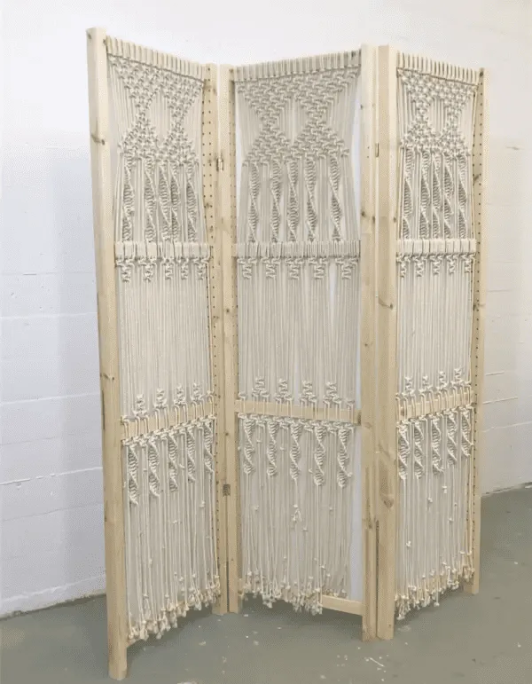 diy macrame room divider