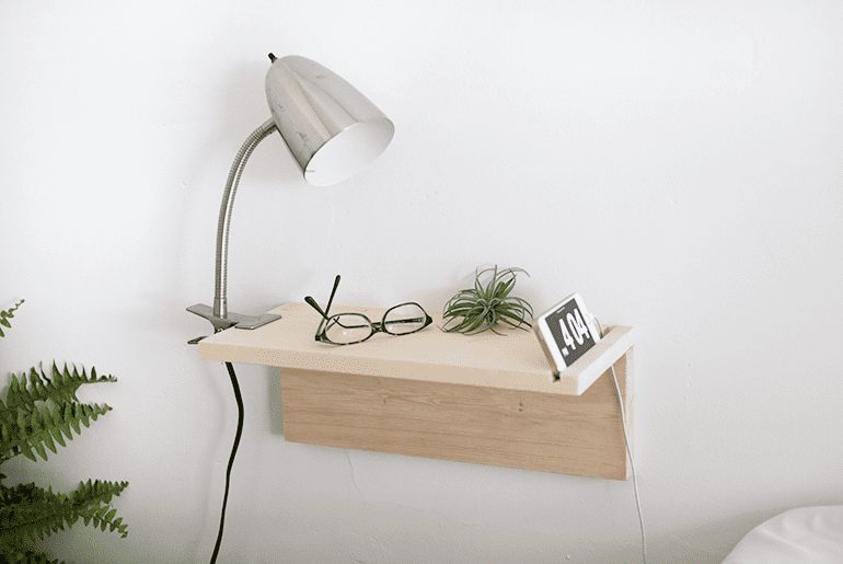 Creative DIY Ideas for floating Nightstands