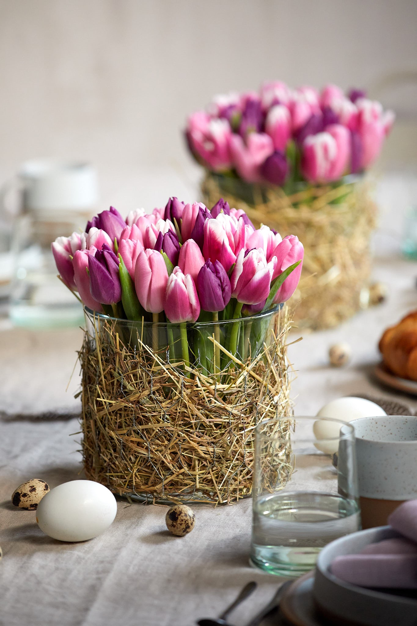 tulip floral arrangement idea