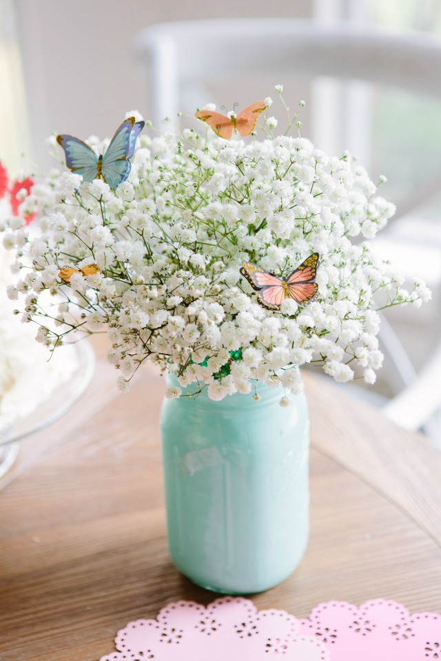 spring craft idea for adults centerpiece