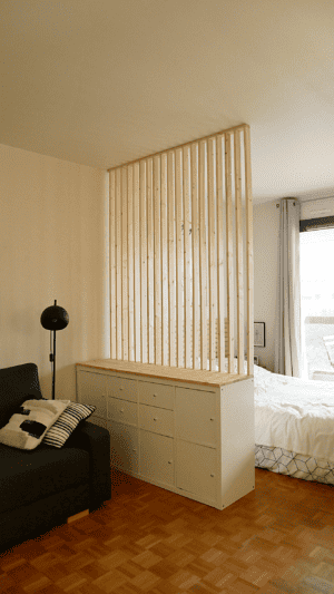 ikea room divider idea