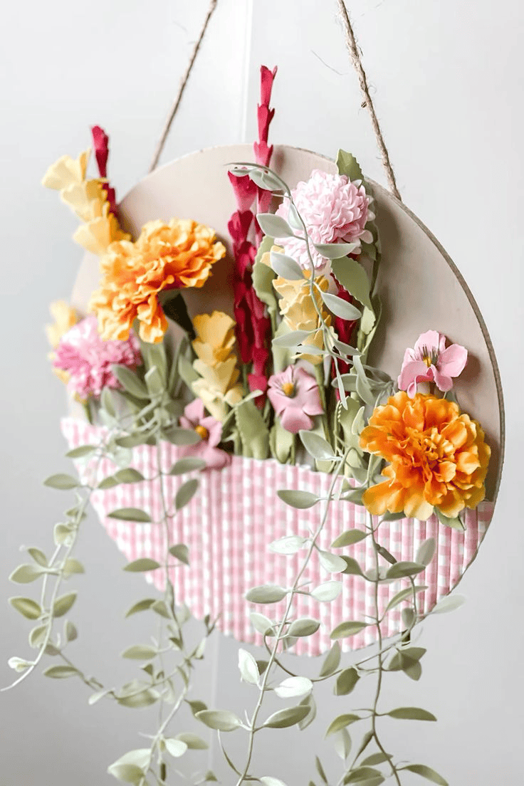 spring wall decor diy