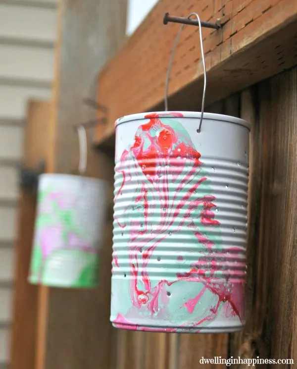 tin can lanterns diy