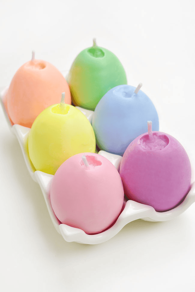 easter egg candle diy