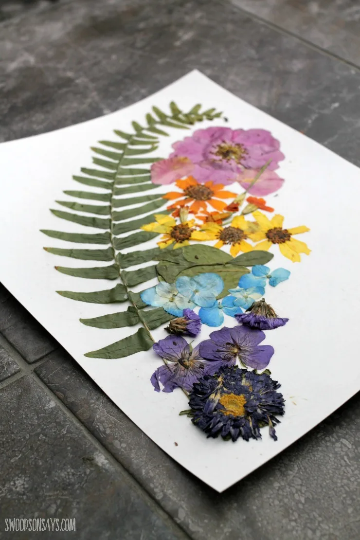 diy flower wall art