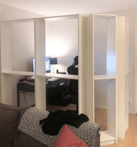 ikea room divider hack