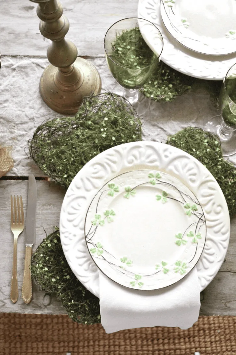 budget st patrick's day tables
