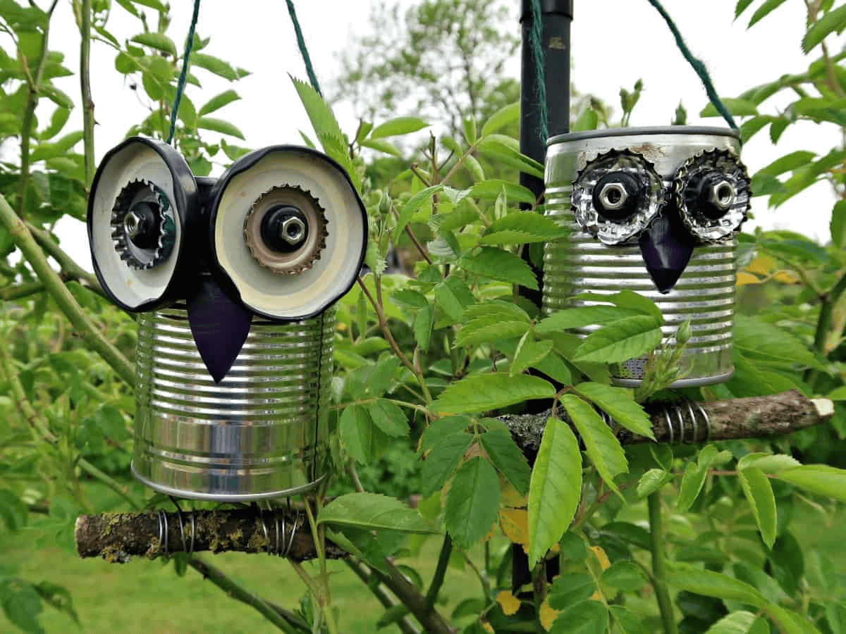 owl garden decoration diy