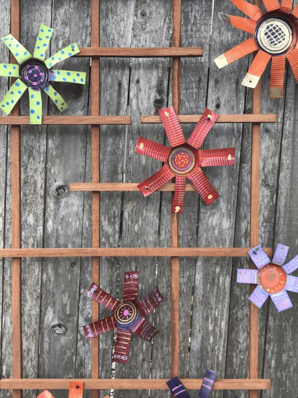 diy tin can flowers