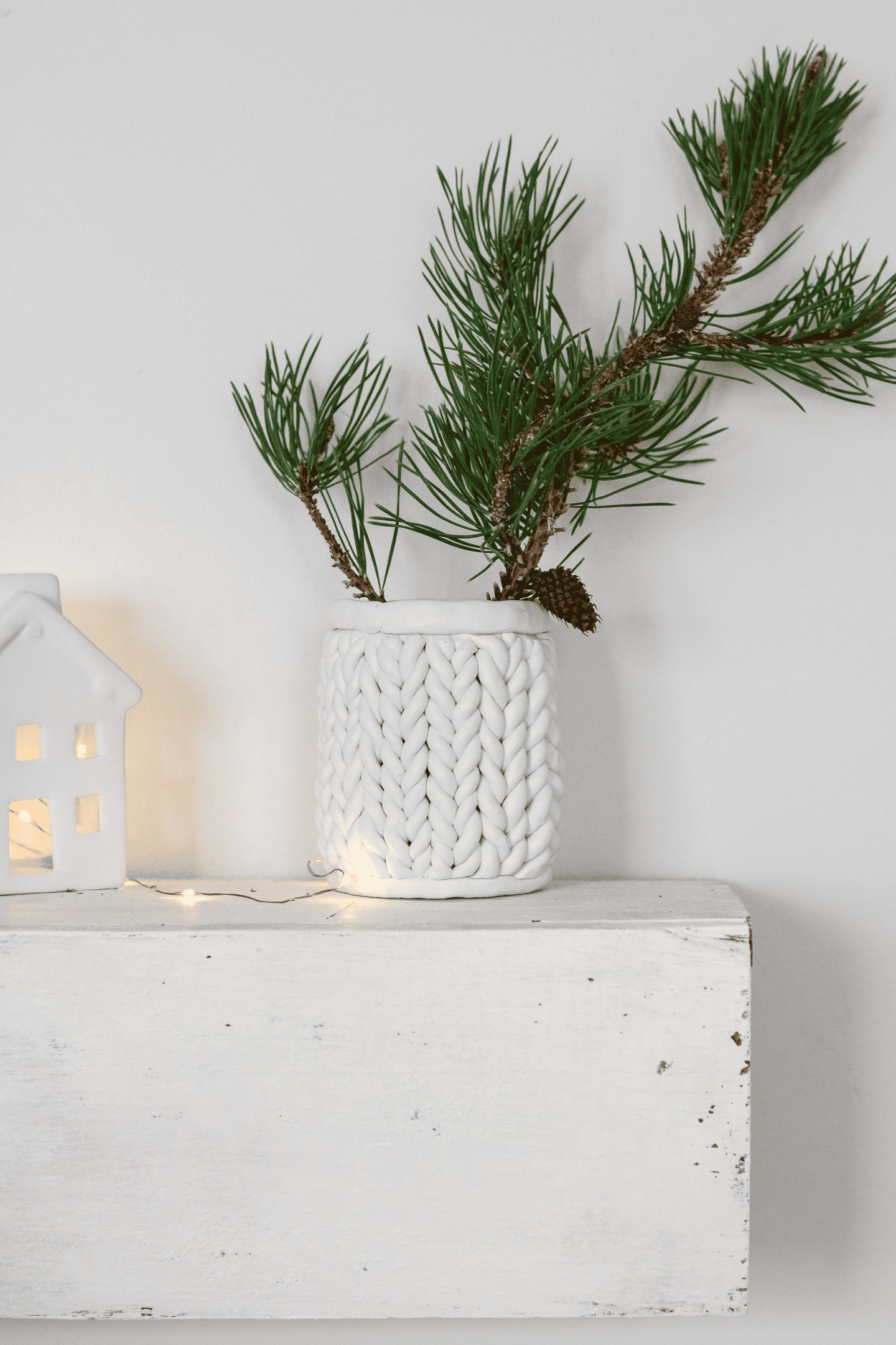 chunky knit planter diy