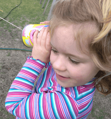 tin can telephone toy