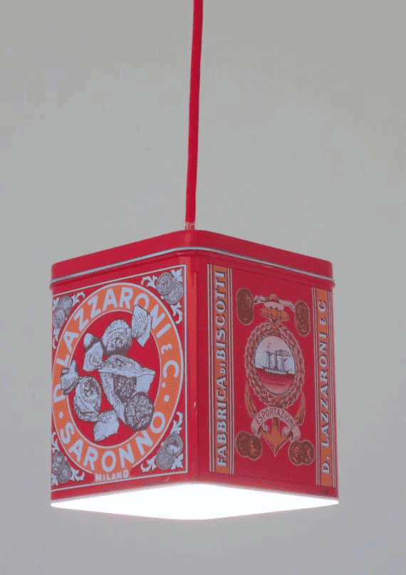 tea can lamp diy