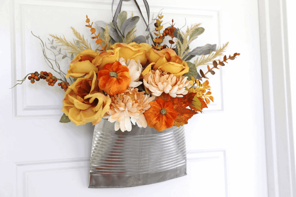 tin can door decor