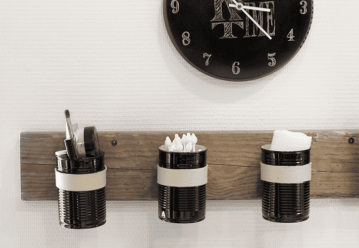 diy bathroom wall organizer