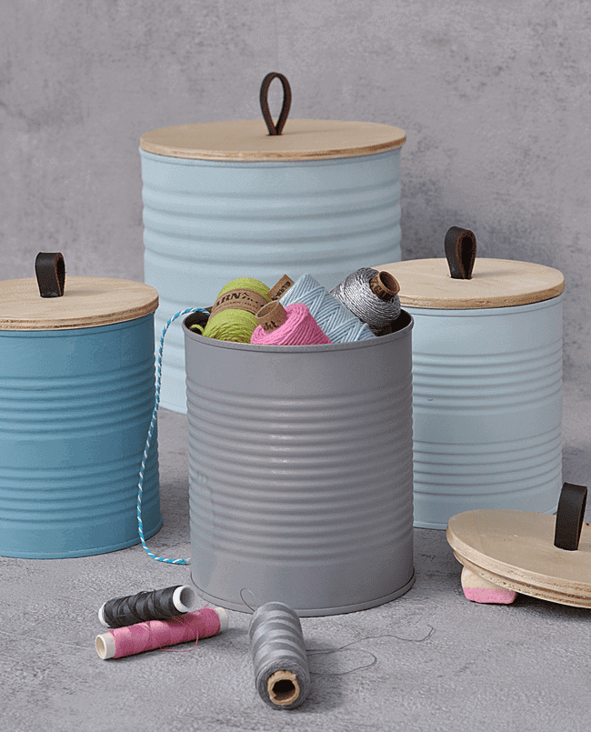 tin can box with lid diy